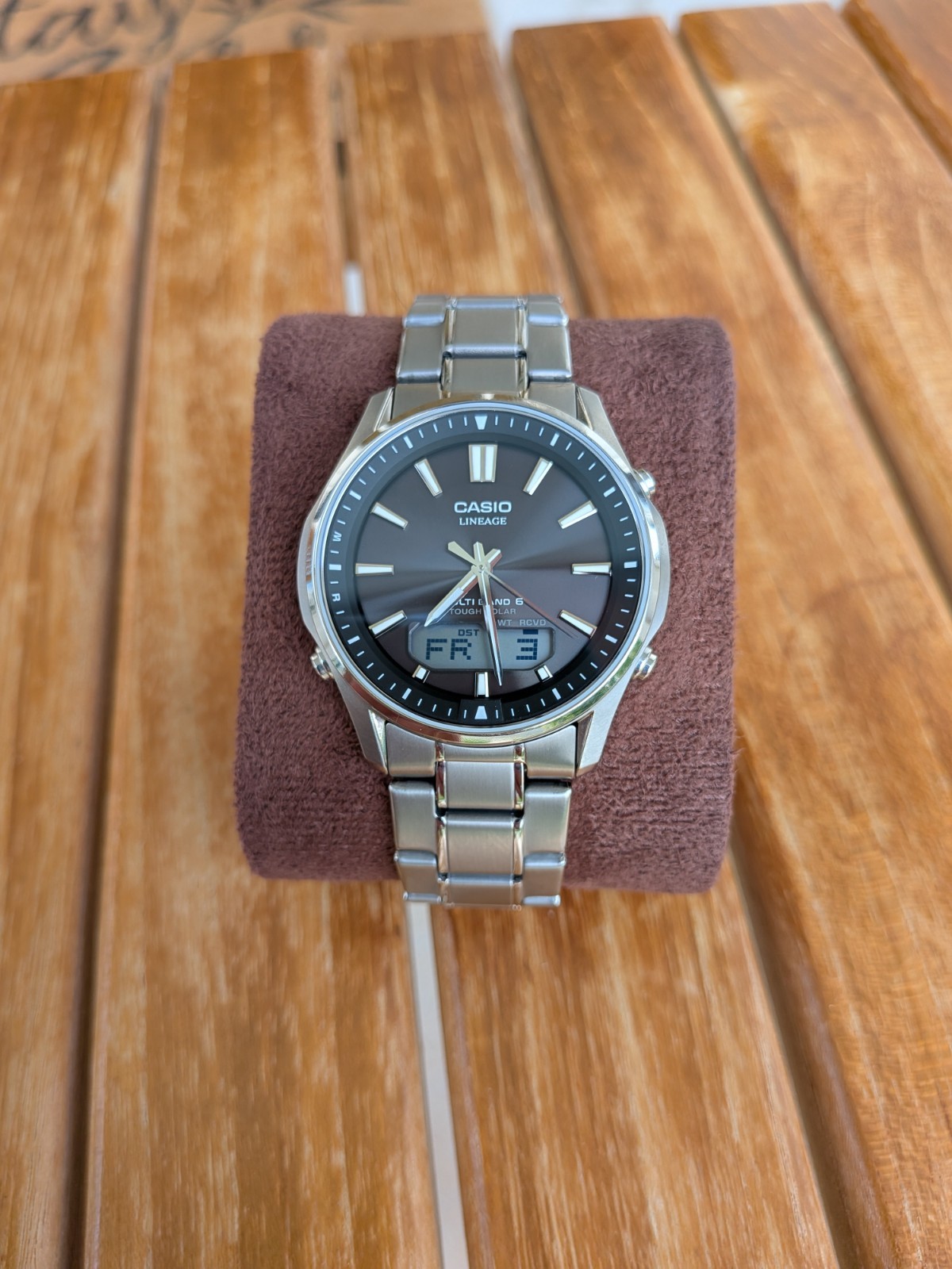 Casio Lineage LCW-M100TSE-1AJF Tough Solar Atomic Radio Watch Titanium