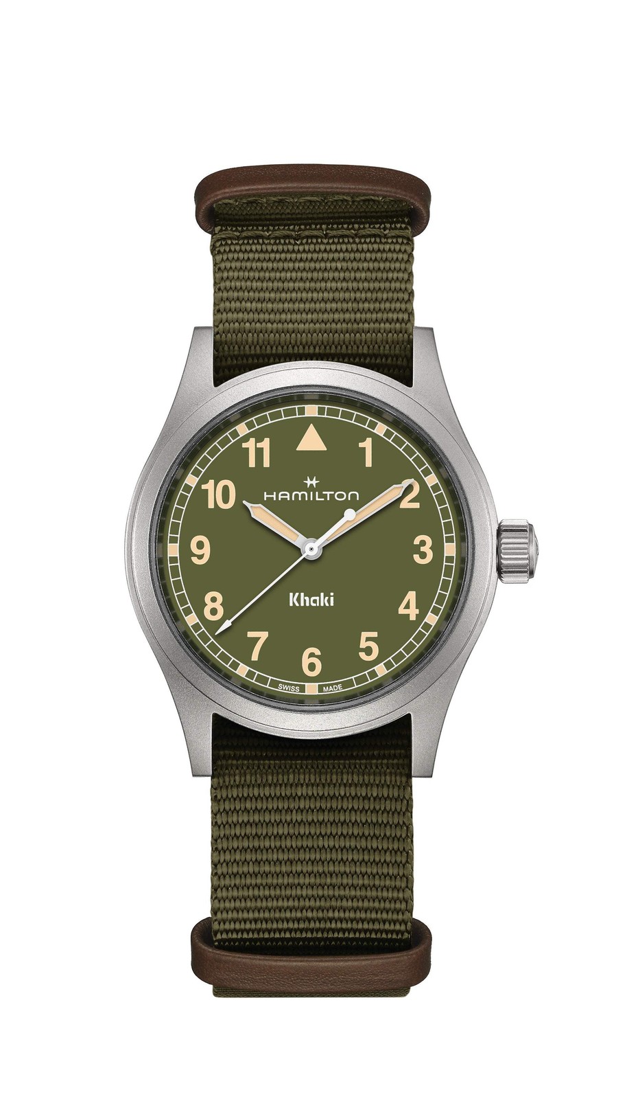 Khaki Field Quartz Khaki Green / Textile Wristwatch H69401960