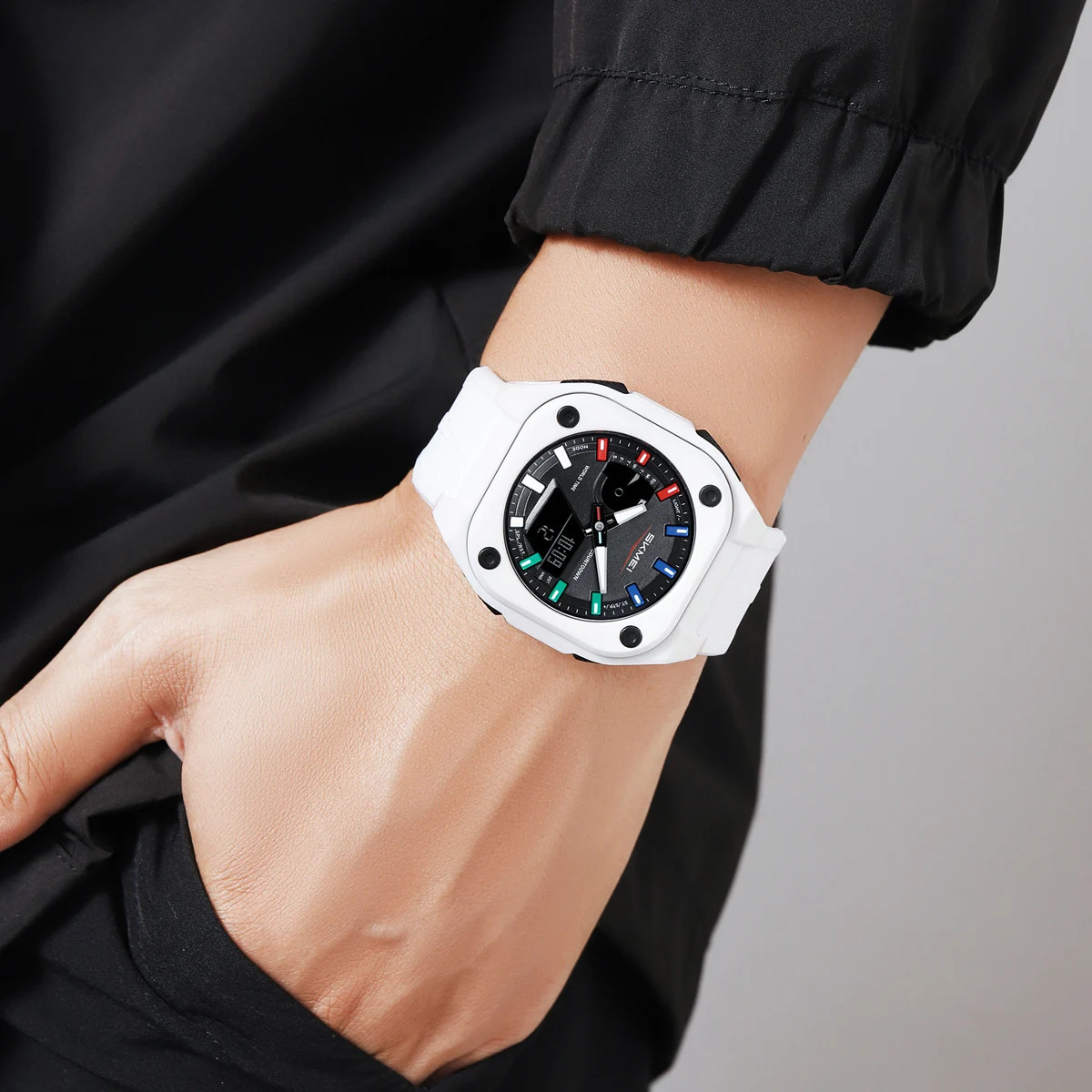 SKMEI Business Digital Electronic Watch Fashion Sports Quartz Watches For