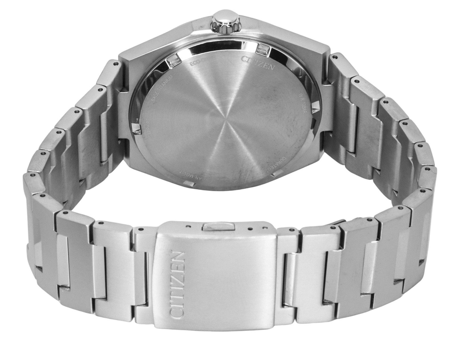 Citizen Super Titanium Turquoise Dial Eco-Drive Dress Men’s Watch AW0130-85M