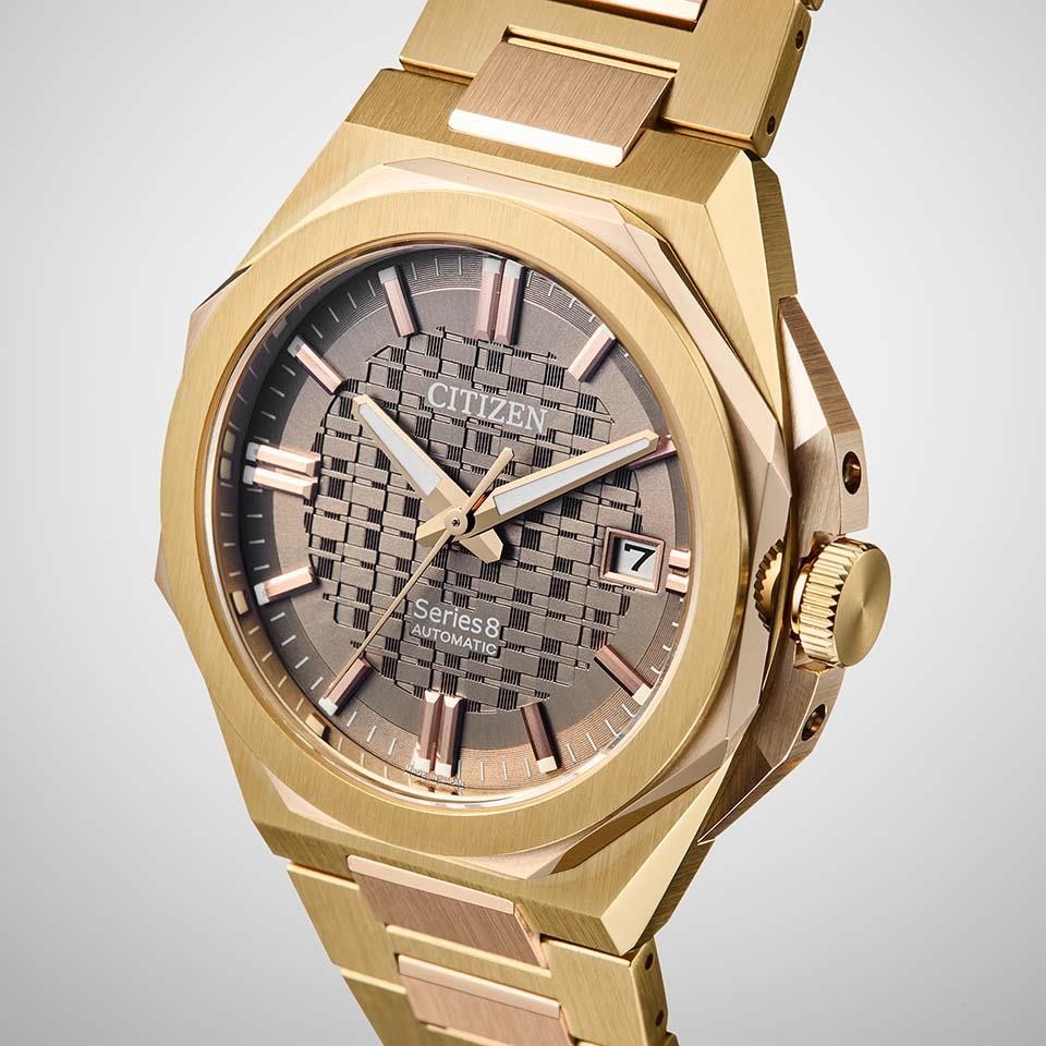 Citizen Series 8 NB6085-57W Automatic Brown Dial 39.3mm Watch