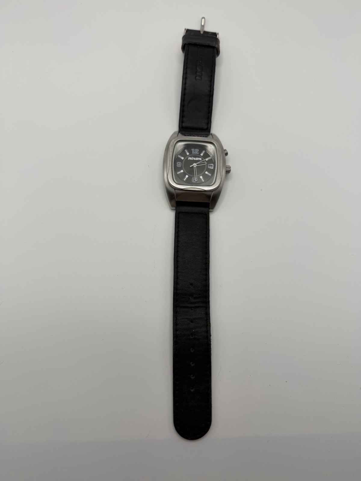 Nixon the Rocker Watch, Leather Band, Stainless Steel (as Worn By Dave Grohl)