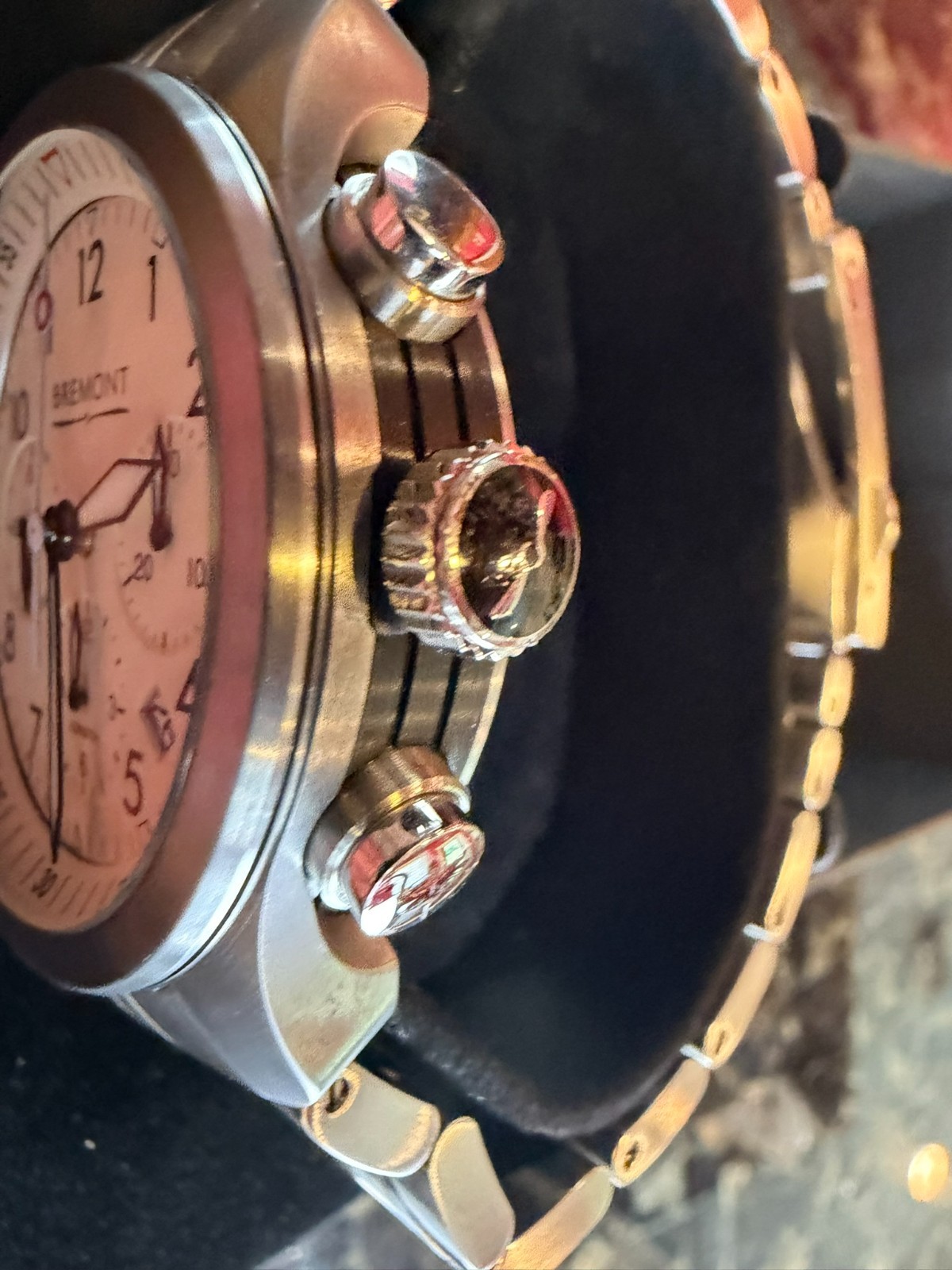 Bremont Alt 1-P2 Automatic Watch on Stainless Band, Cream Dial 43mm Full Set