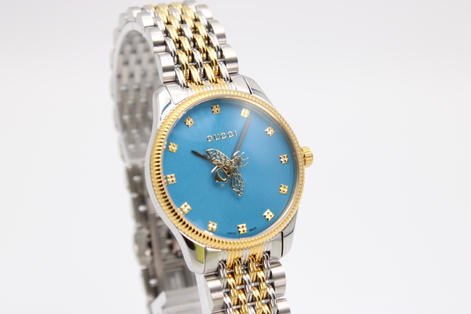 GUCCI G-Timeless YA1265029 Blue Dial Quartz Women’s Watch 29mm