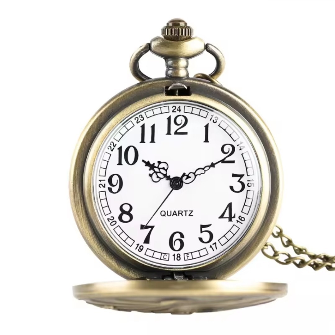 Pocket Watch Dragon Design Quartz Watch W3