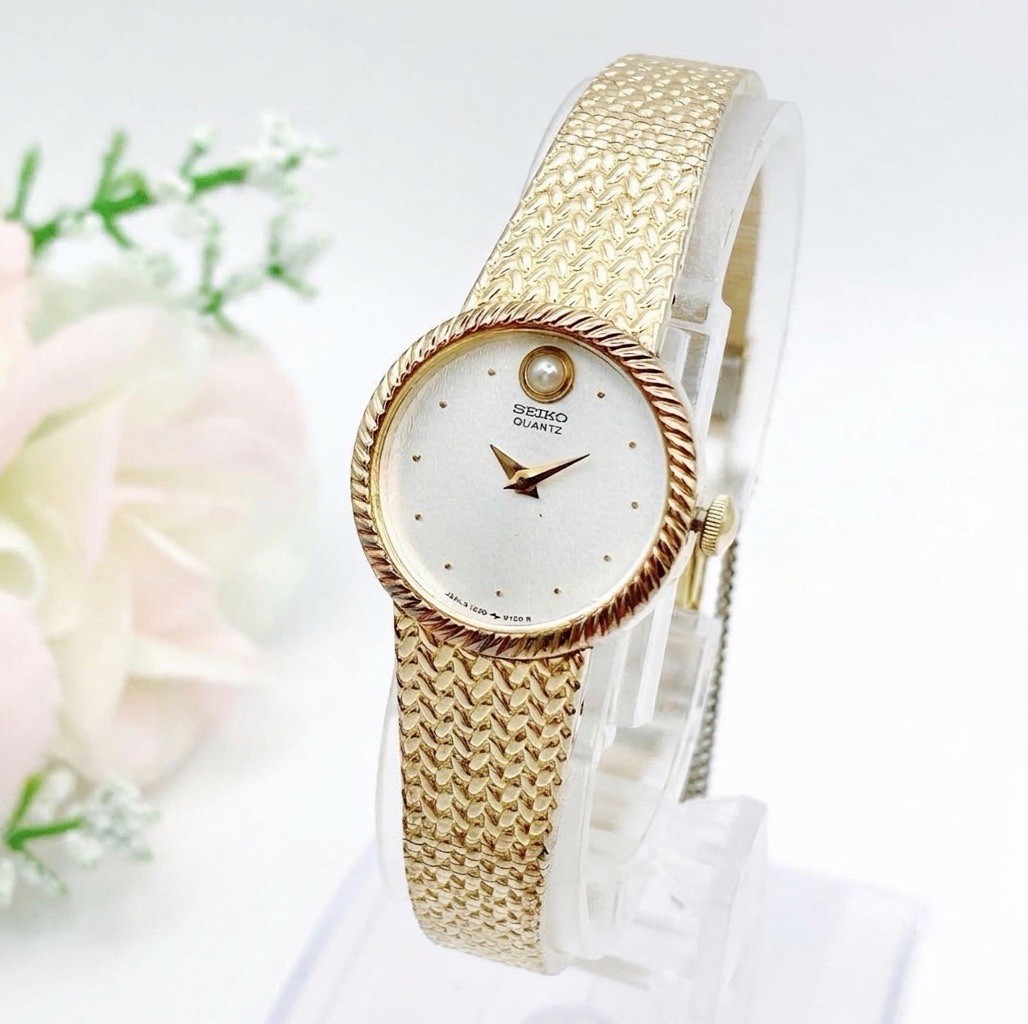 seiko watch womens gold