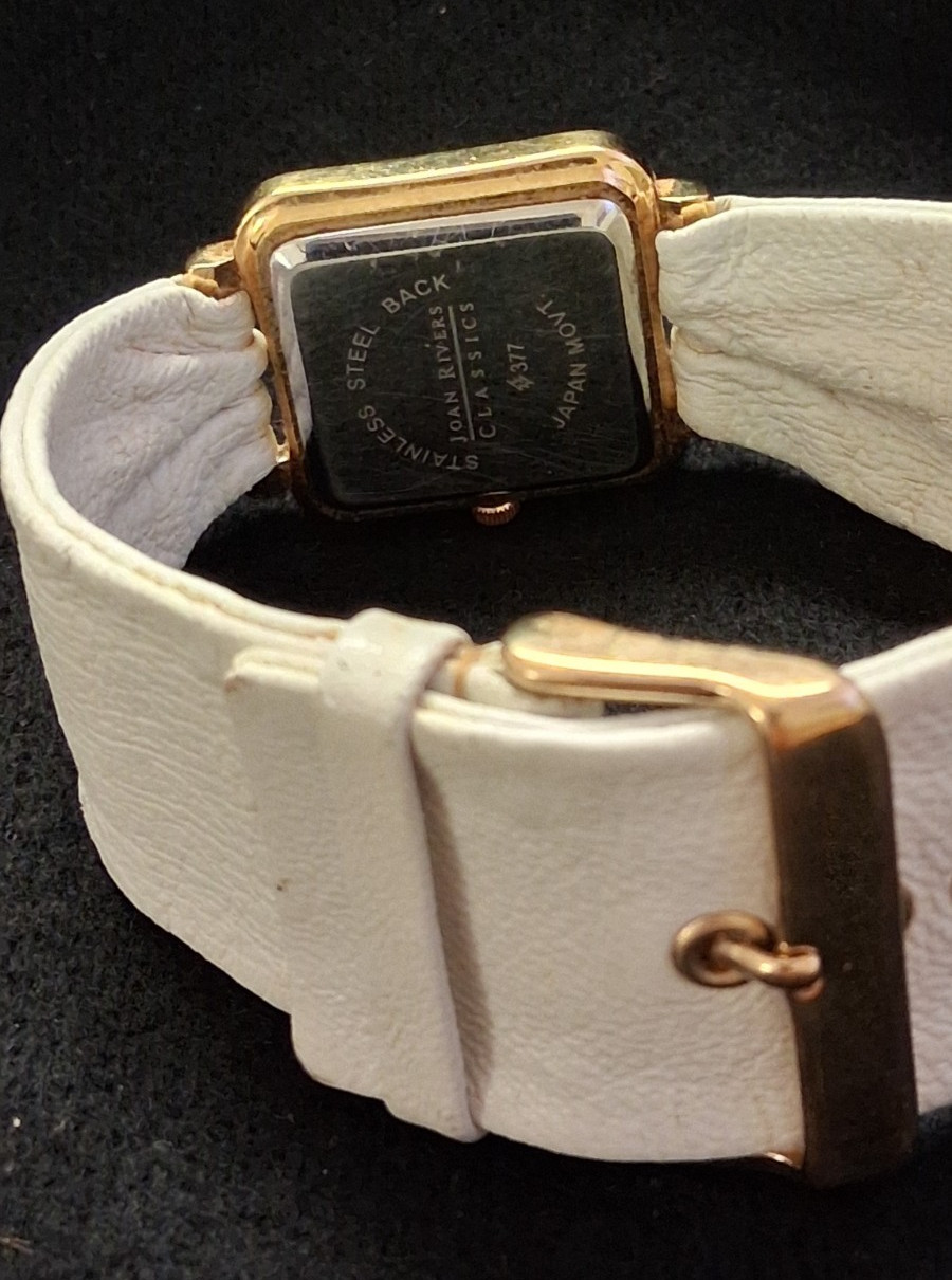 JOAN RIVERS CLASSICS STUNNING QUARTZ WRISTWATCH 377 ELEGANT LADIES WATCH