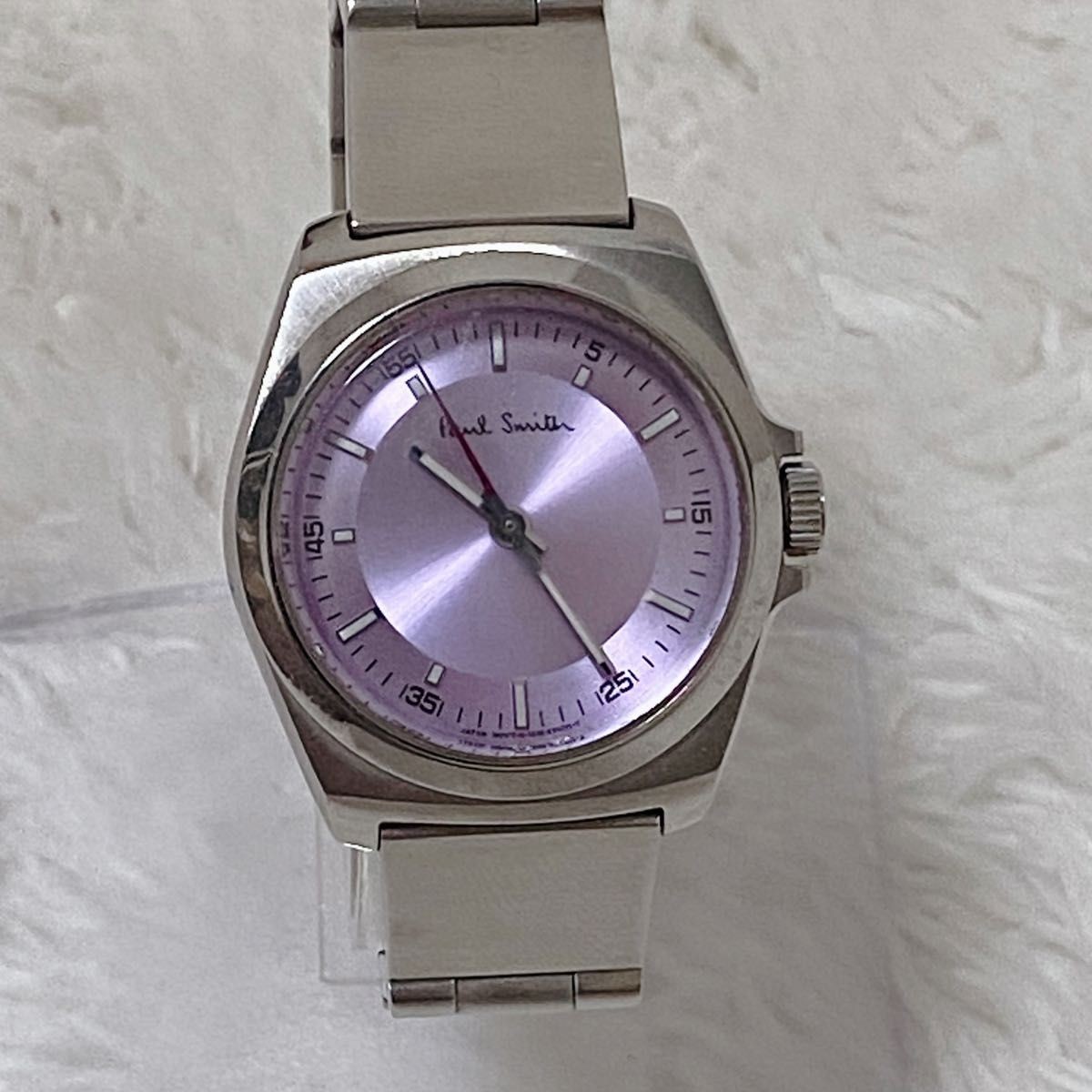 Paul Smith Closed Eyes Quartz Wristwatch Women Analog Pre-owned Authentic
