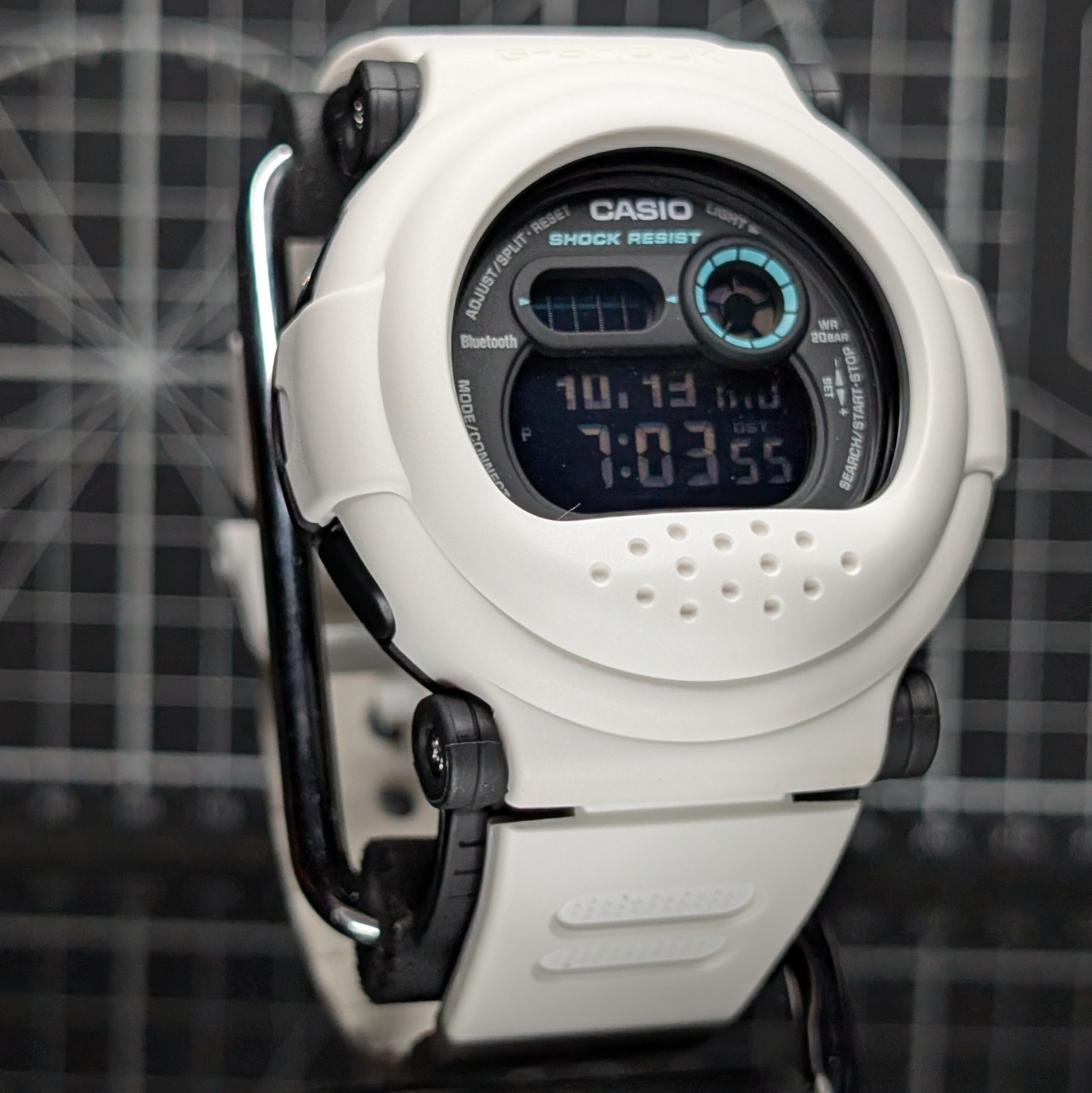Casio G-Shock Sci-Fi World G-B001 Bluetooth Jason White w/ Glow In The Dark Text