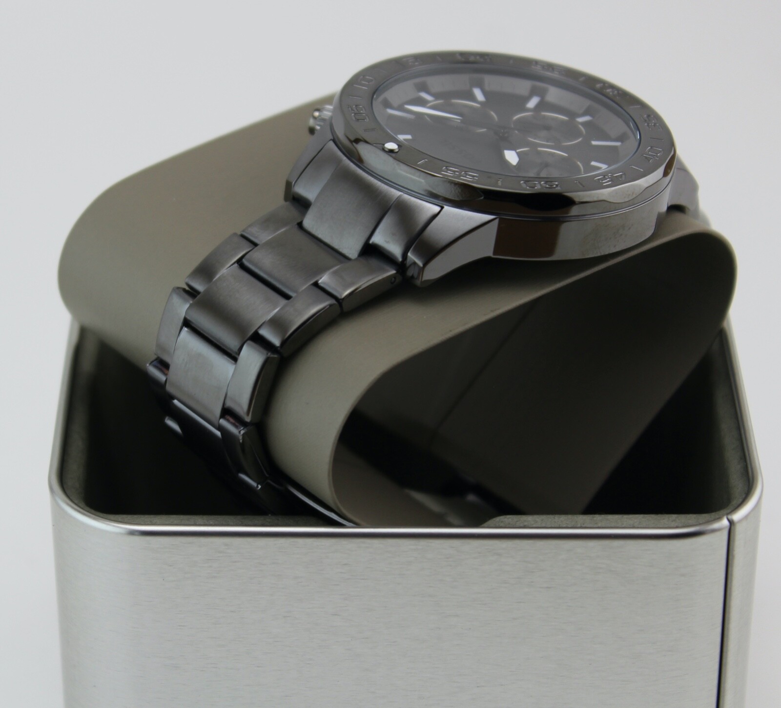 NEW AUTHENTIC FOSSIL BANNON MULTIFUNCTION SMOKE CHRONOGRAPH BQ2491 MEN’S WATCH