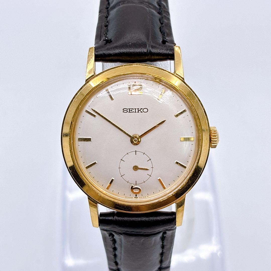 SEIKO 5328 0030 Made in 1985 Small Second Gold
