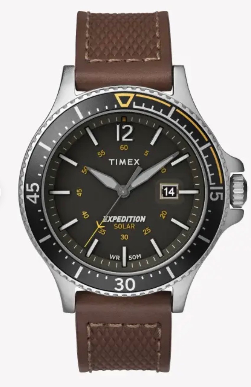 [ UNUSED in BOX ] TIMEX Expedition Ranger 43mm Solar Powered QZ Watch From JAPAN