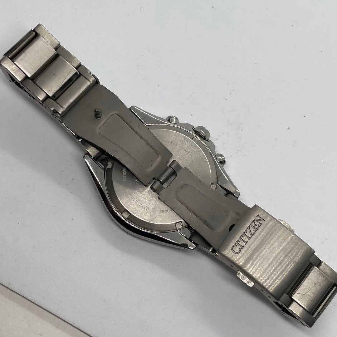 Citizen E820S096081 Chronograph Titanium Eco Drive Wristwatch Timepiece