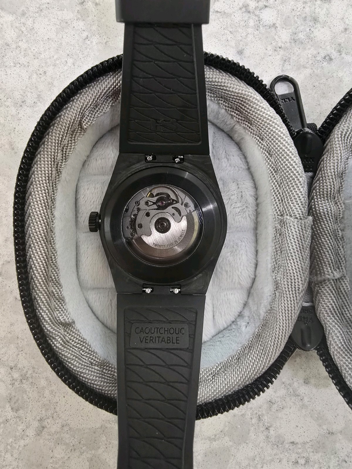 SH Homage Automatic Watch Carbon Forged 40mm Diver 100m Waterproof