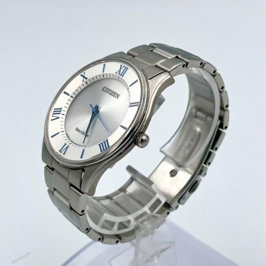 236 CITIZEN Eco-Drive Solar Watch, Round, Men’s, 3 Hands 【USED】
