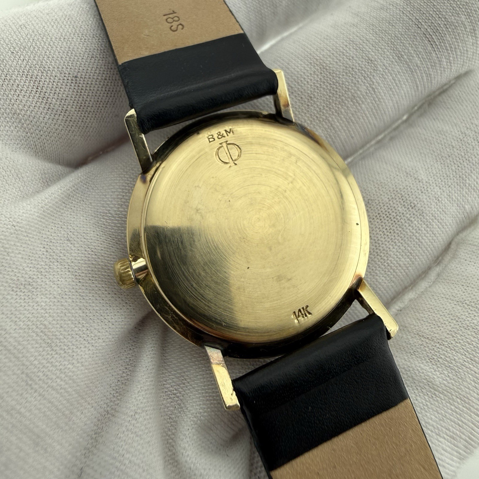 Baume & Mercier 32mm Mechanical Wind Up 14k Solid Yellow Gold Watch – Working
