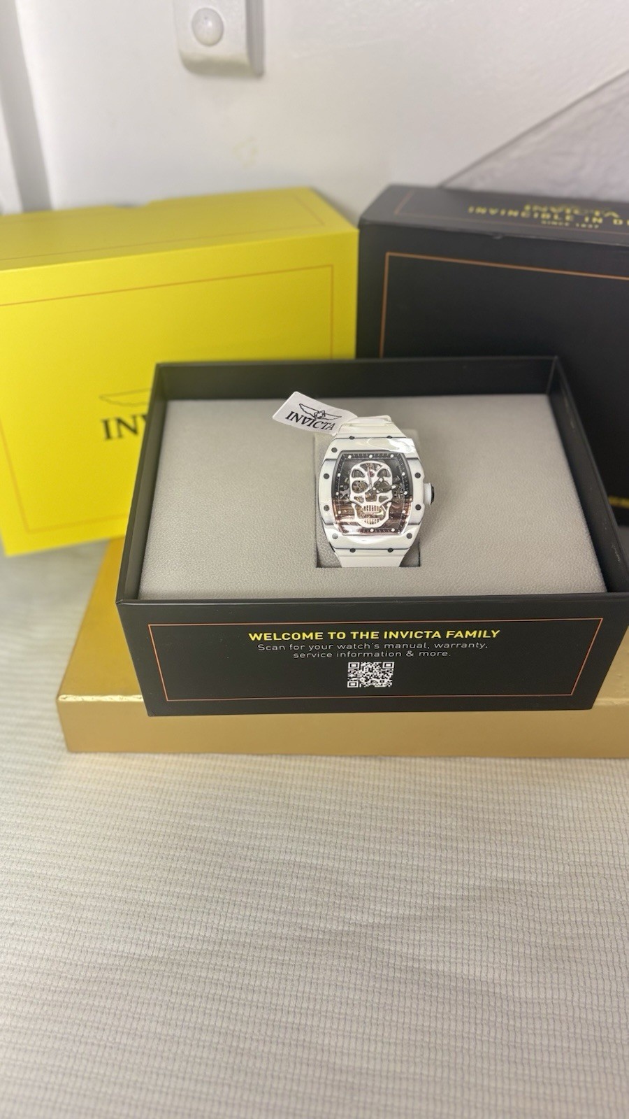 NEW Invicta S1 Rally Automatic Men’s Watch w/ Skeleton Dial- 41mm, White (49026)