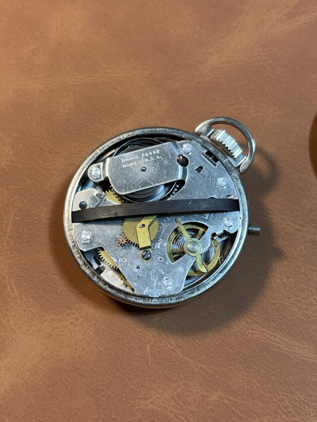 Vintage Westclox Mechanical Wind Up Stop Watch,Made Is USA,50mm,Runs