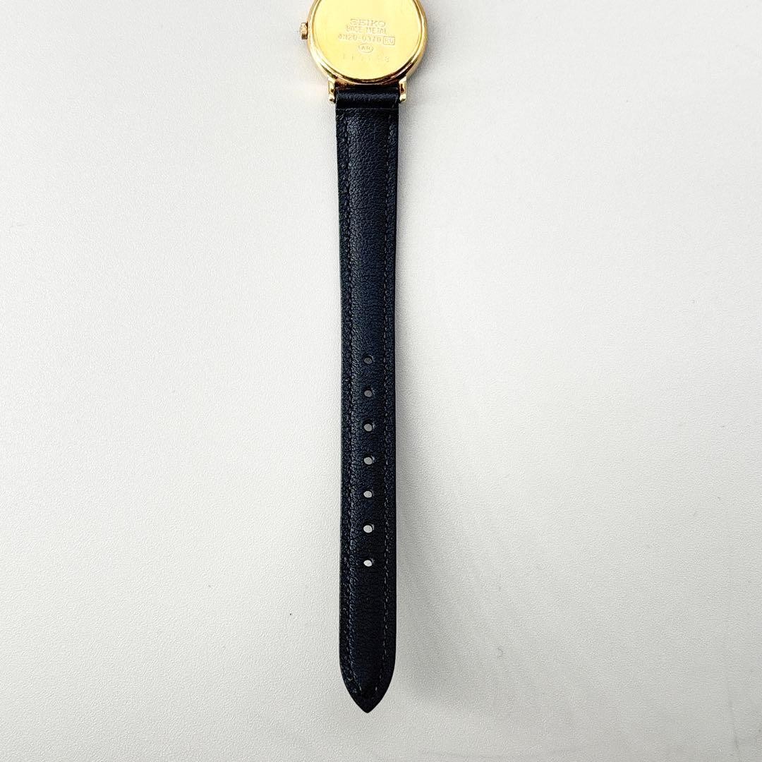 Seiko Exceline Women’s Watch Shell Dial Gold Case Used
