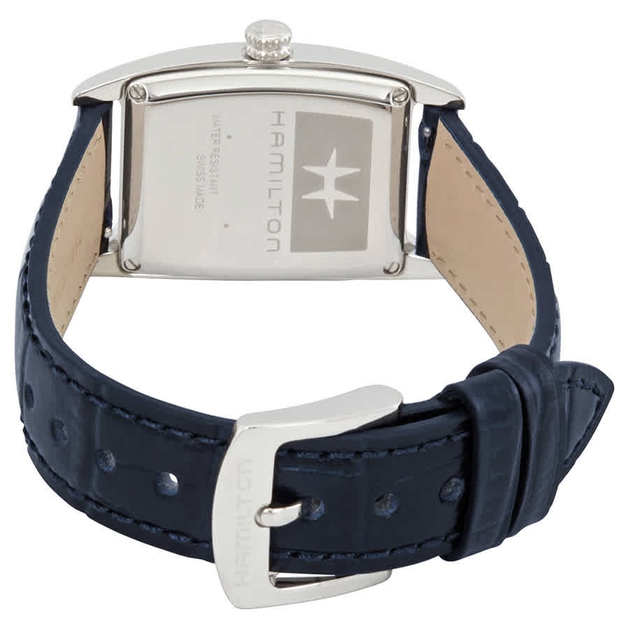 Hamilton Boulton Silver-White Dial Blue Leather Ladies Watch H13321611