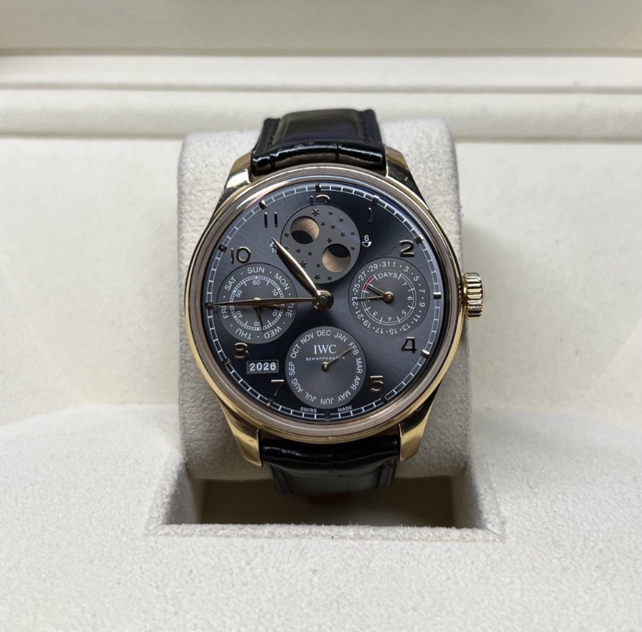 IWC Portugieser Perpetual Calendar Single Moonphase IW503404 complete set