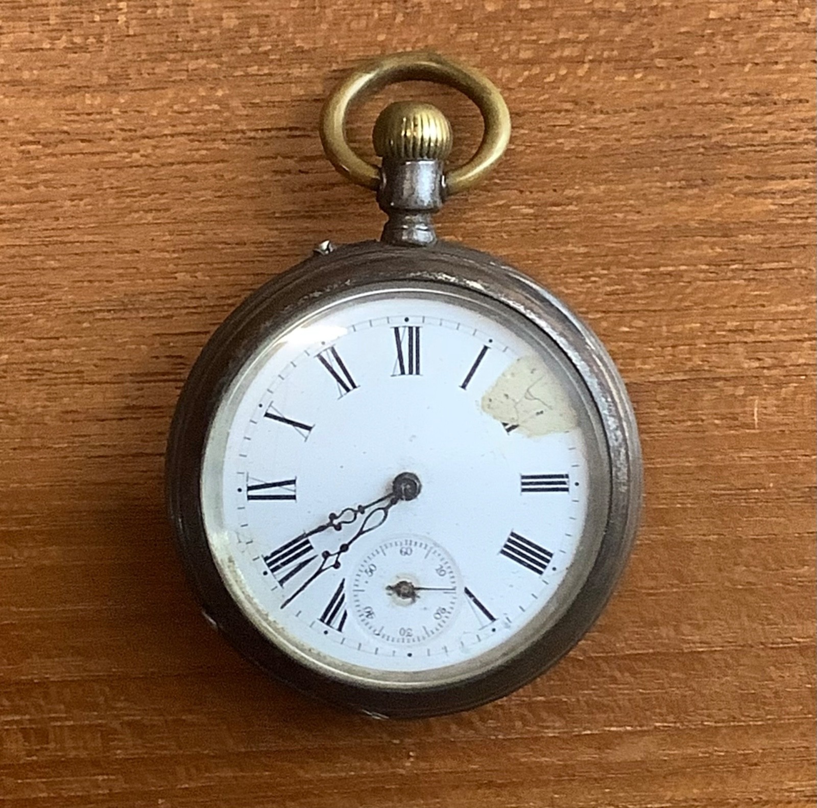 Ancre Ligne Droite Spiral Breguet Poalancier Coupe Double Plateau Pocket Watch