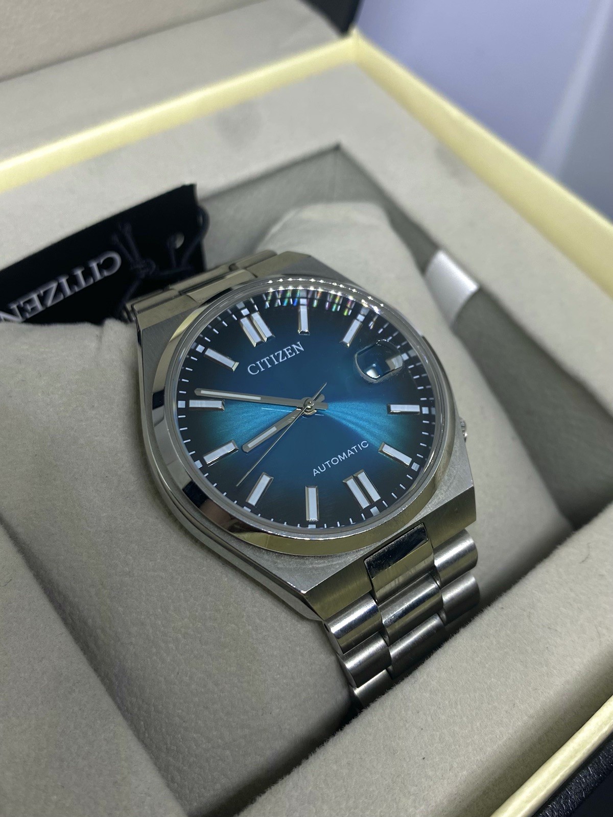 Citizen Men’s Tsuyosa Teal Dial Automatic Watch 40mm NJ0151-88X