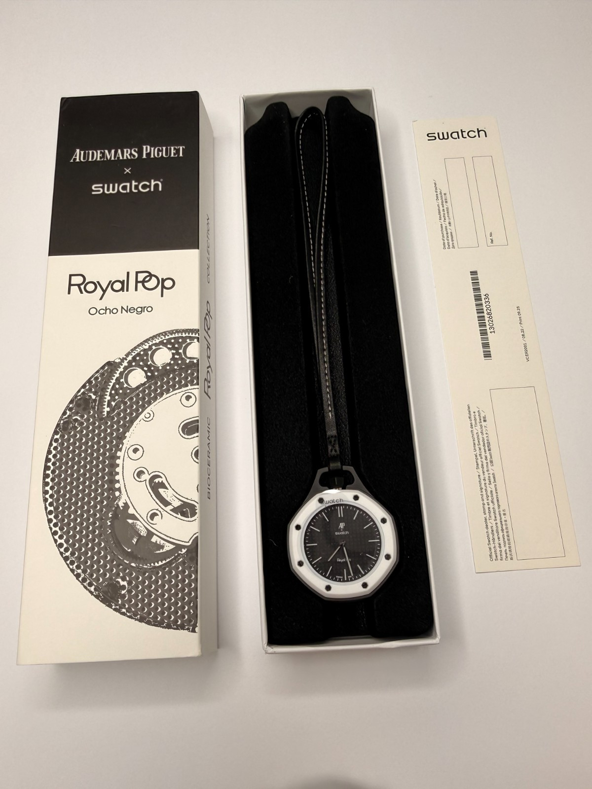 Swatch x AP Royal Pop Ocho Negro Brand New