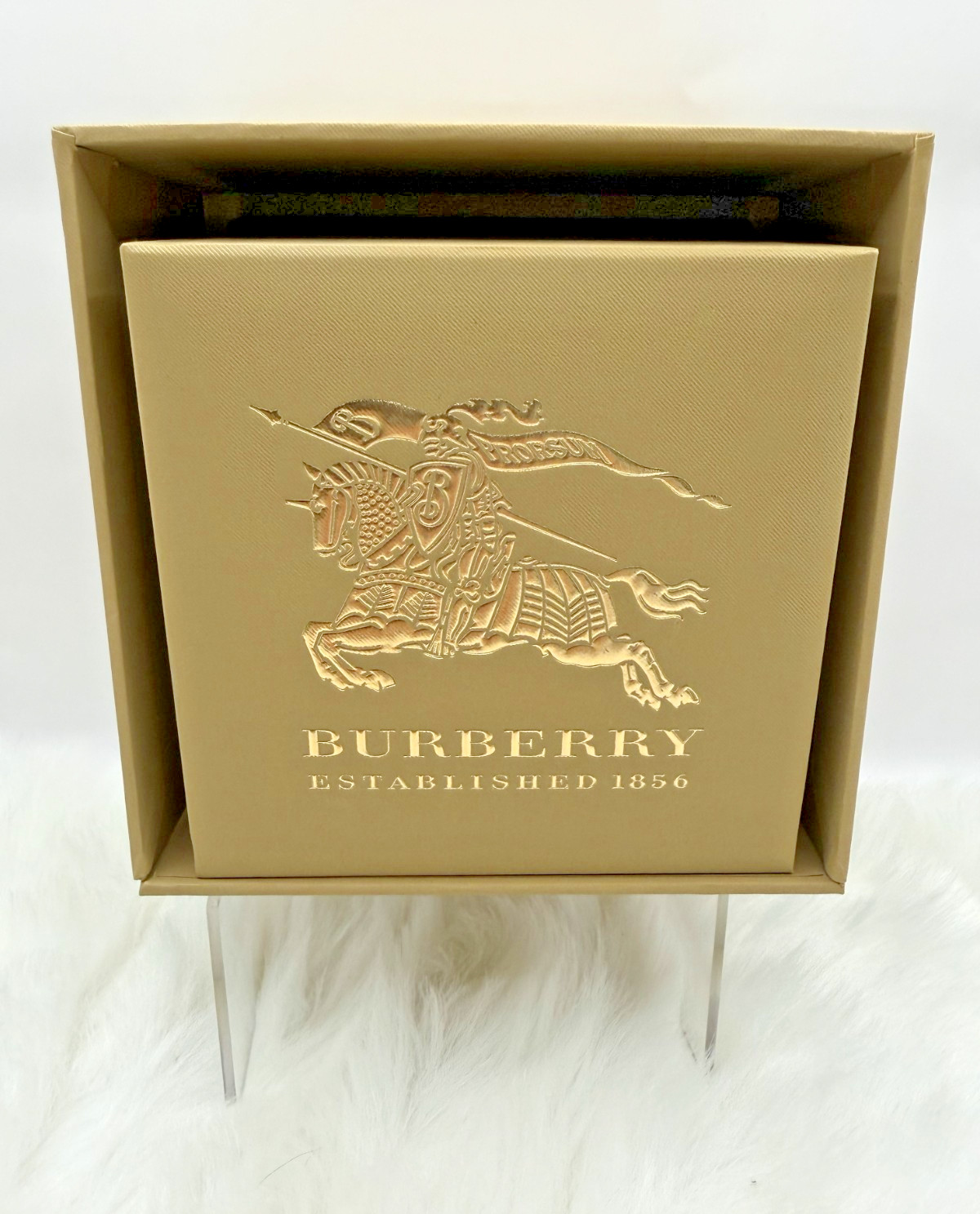 Burberry BU10101 The Classic Tan Gold Tone Steel 32 mm Women’s Watch W/Box