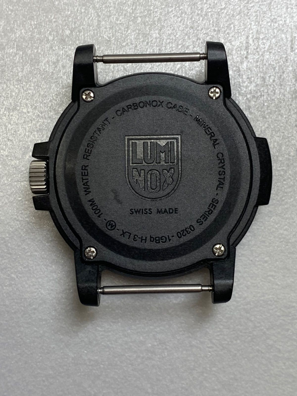LUMINOX 0320 Series Quartz Running Black Dial Carbonox Case 100M Men’s Watch