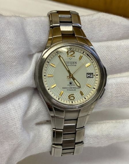 Working CITIZEN Attesa H410-T003788 Solar Radio Eco-Drive Men’s Watch Japan 18cm