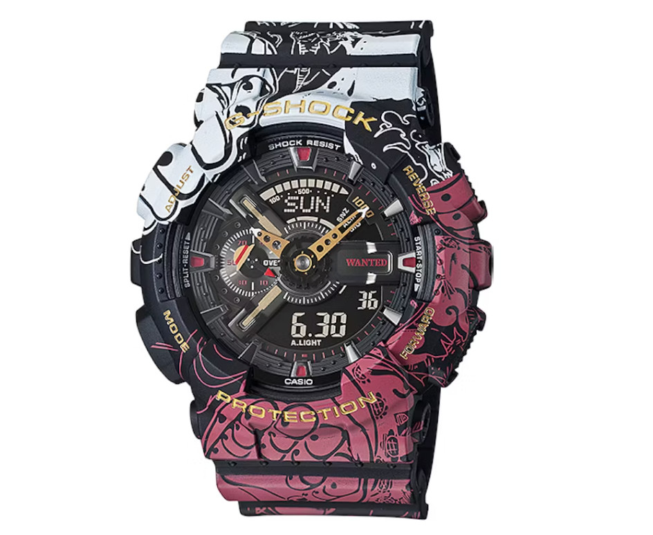 Casio G-Shock x One Piece 51.2mm Multicolor Polymer Case with Multicolor Polymer