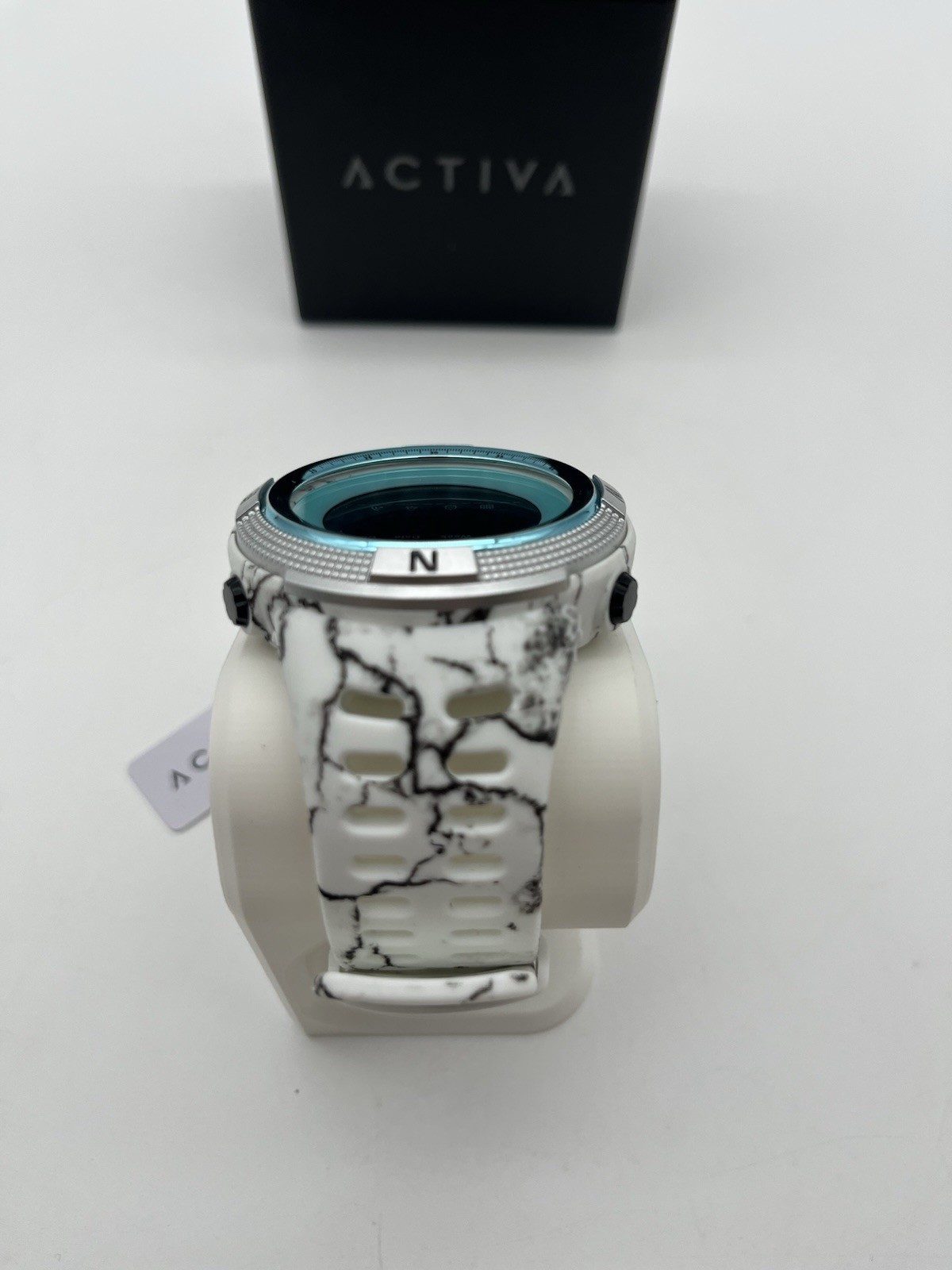 Activa Summit X Invicta Men’s Digital Watch 50mm White Camouflage ACW1915MC-005