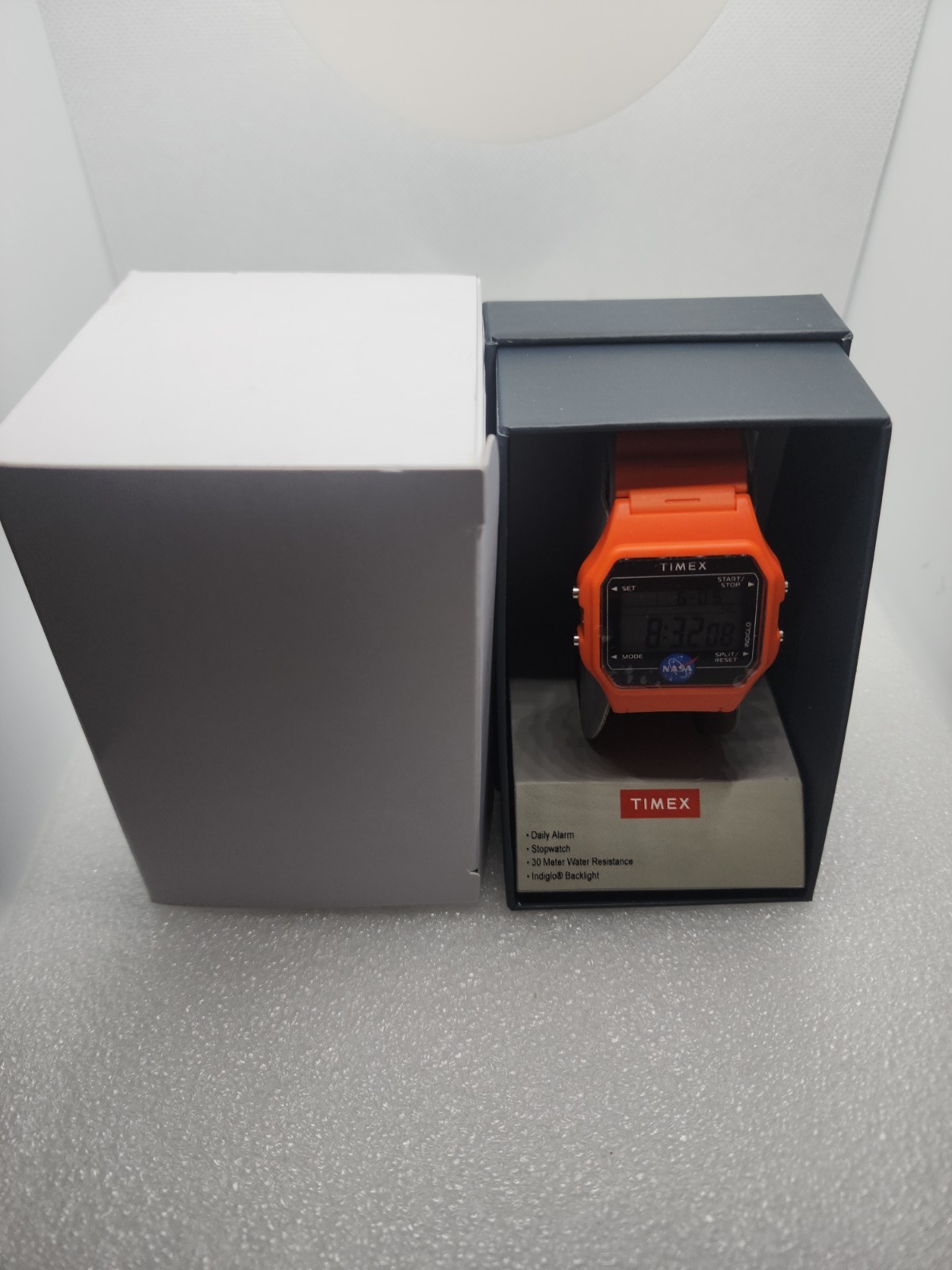 Timex x NASA Artemis ‘Lunar Orange’ 36mm Watch (TW2Y13300) NEW • SHIPS FROM USA