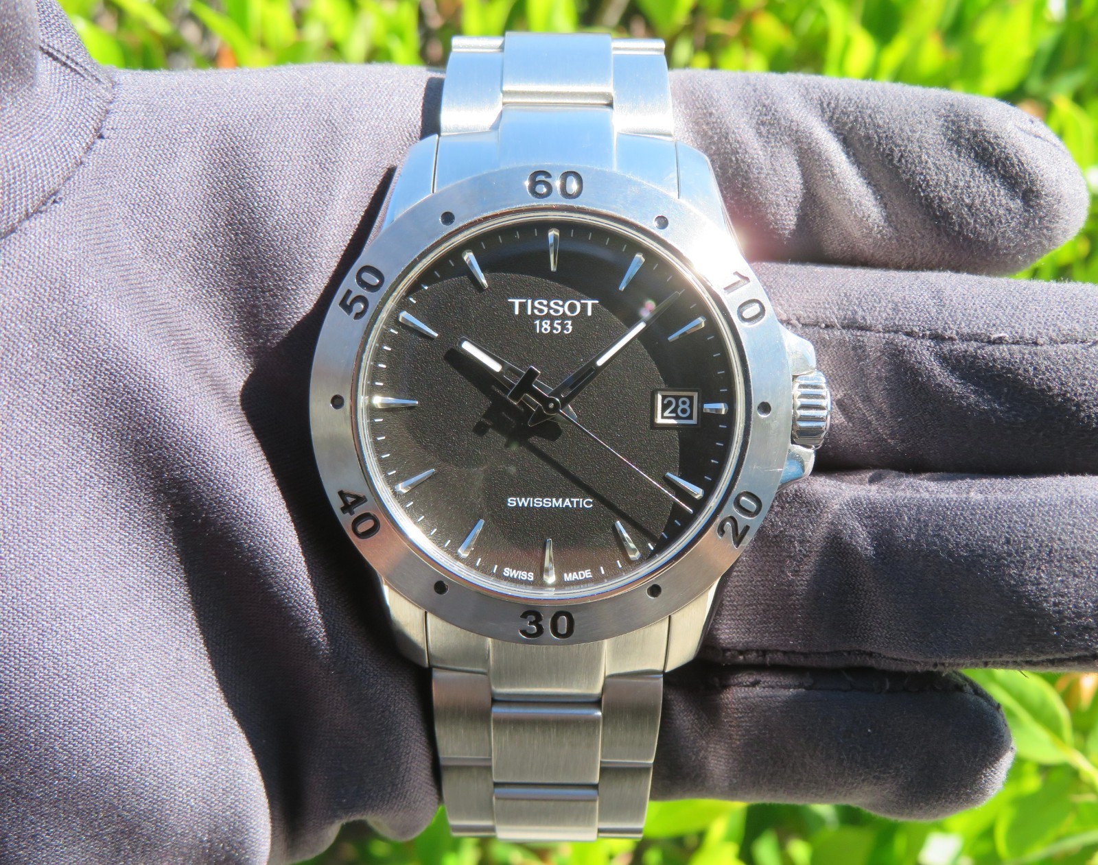2019 Tissot V8 Swissmatic T106.407.A Men’s 43mm St.Steel Automatic Wristwatch