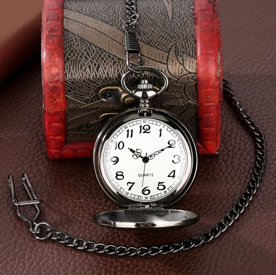 “TO MY SON/ DAUGHTER/ DAD” Quartz Pocket Chain Watch