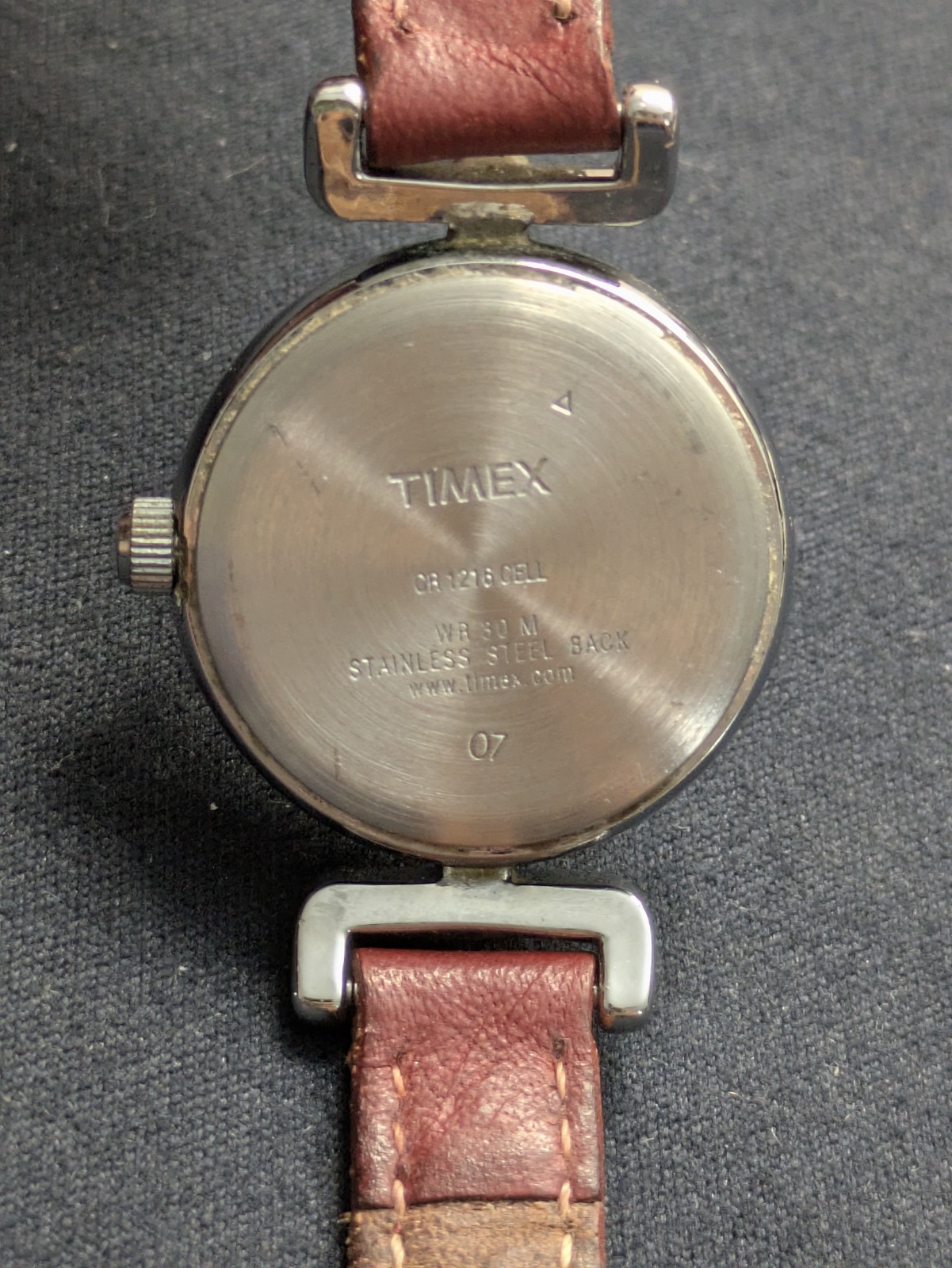 TIMEX Women’s Retro Weekender Watch T2N661 8.1″ Red Band New Btry