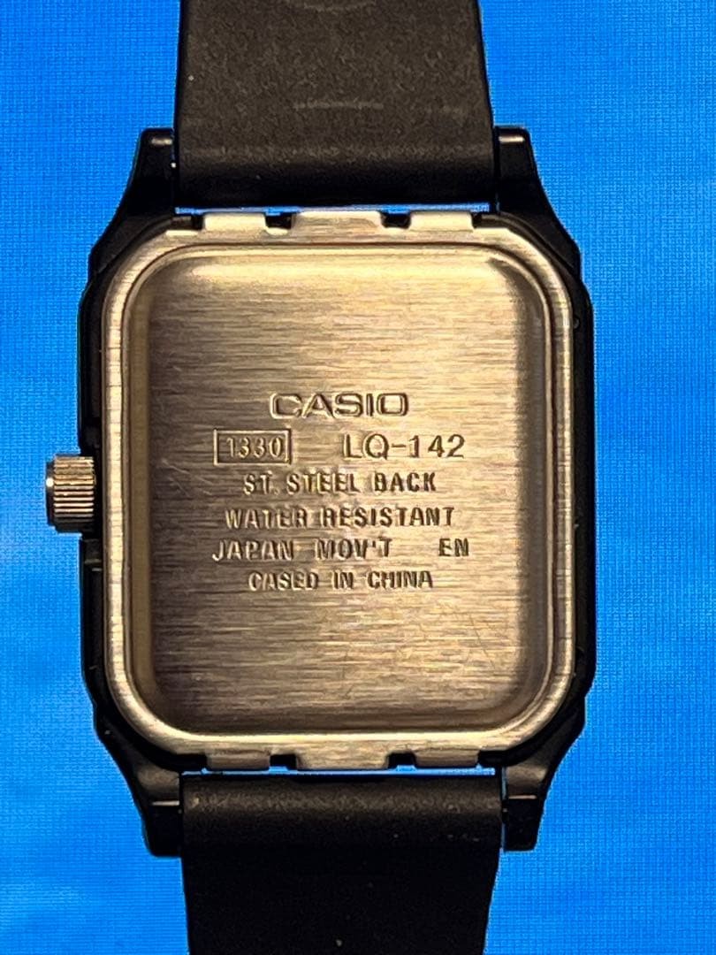 CASIO LQ-142 Analog Watch (Black) & Studio Clip Watch (2 pieces)