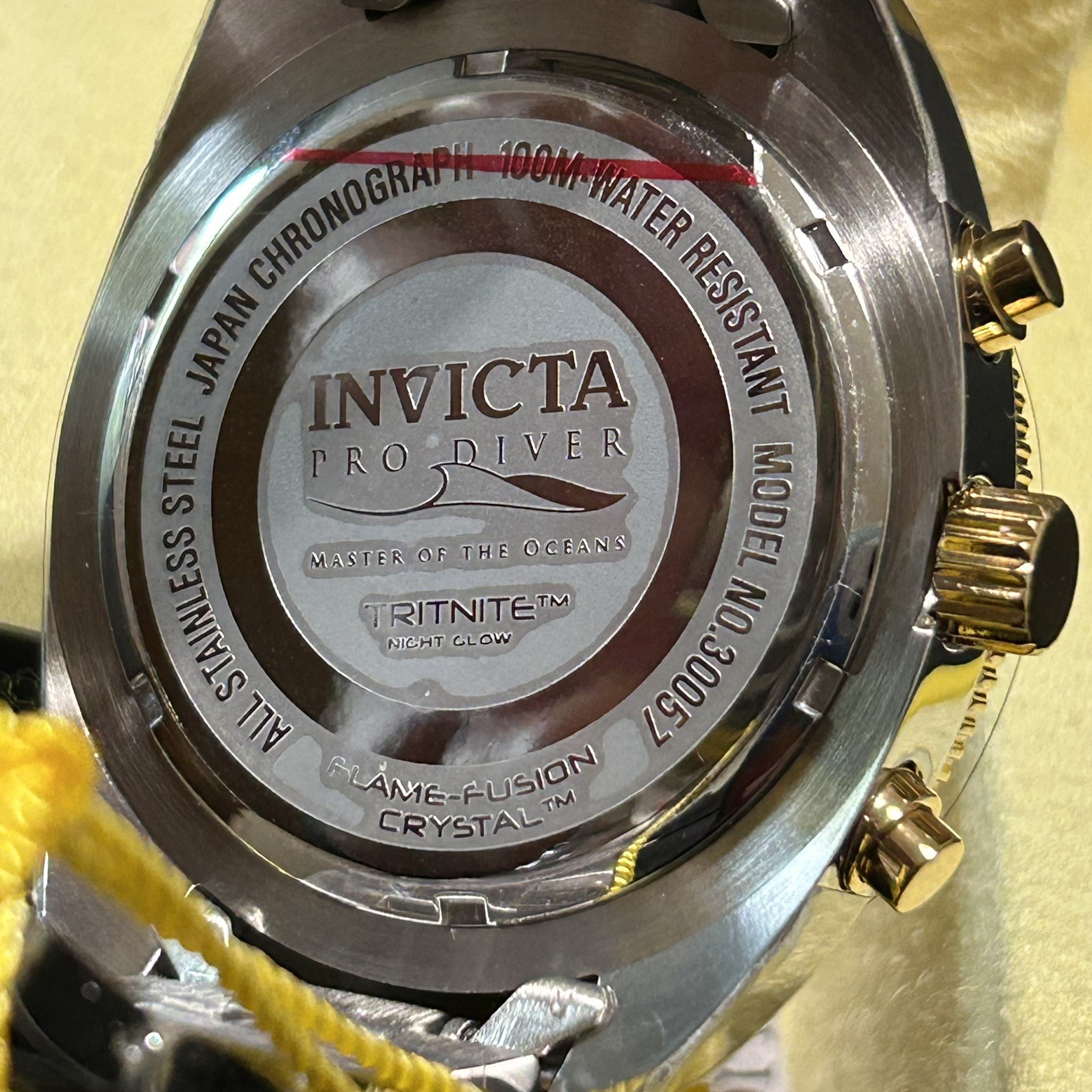 Invicta Men’s 48mm Pro Diver 30057 Quartz Chronograph Stainless Steel Watch NEW