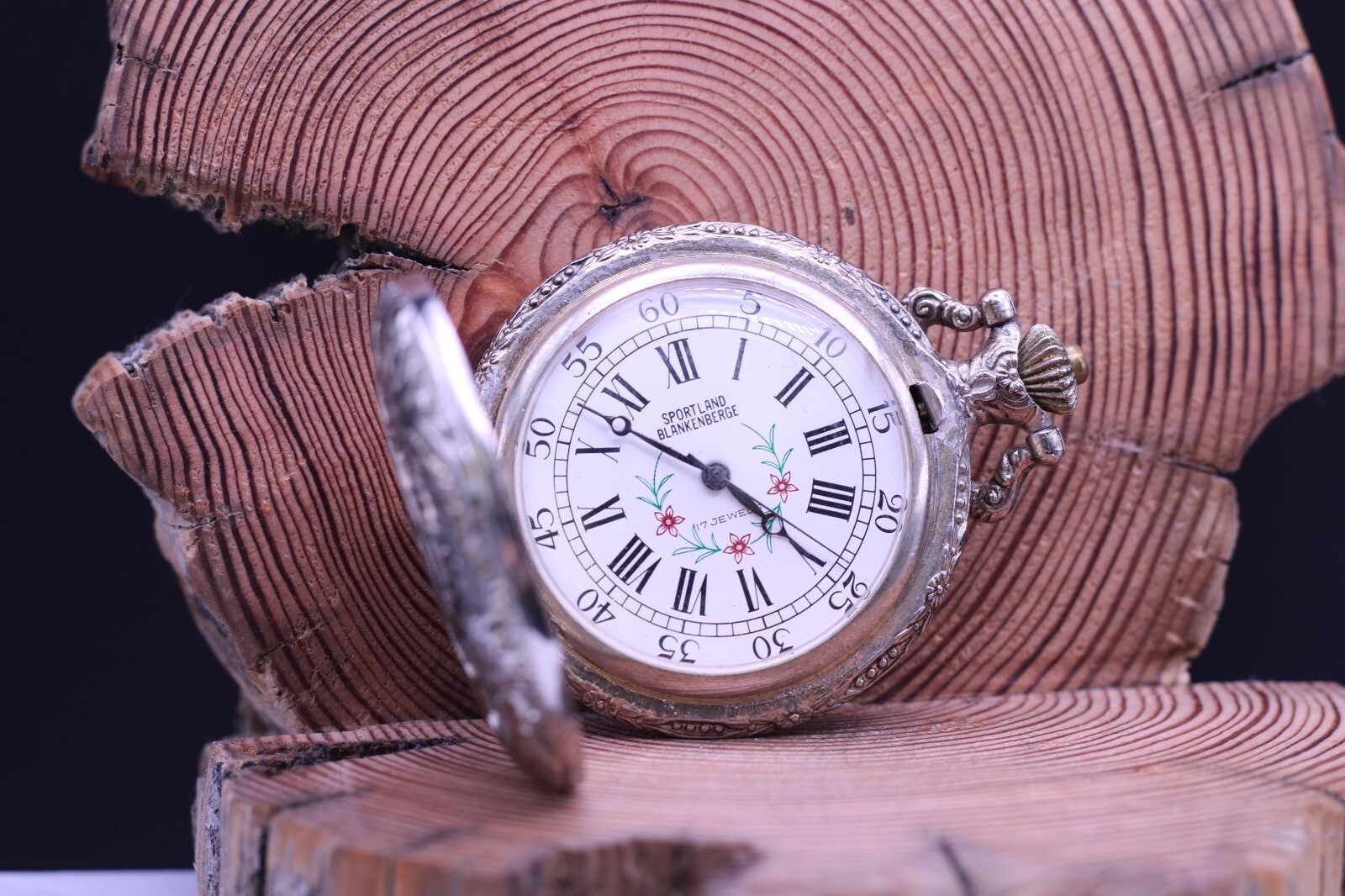 SPORTLAND BLANKENBERGE 17j CAL. 17Z RAILROAD POCKET WATCH 46.5mm FOR REPAIR (KL)