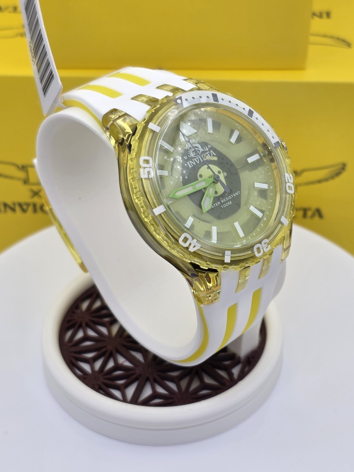 Invicta Subaqua Chromamode Men’s Watch – 44mm Yellow 69451 New