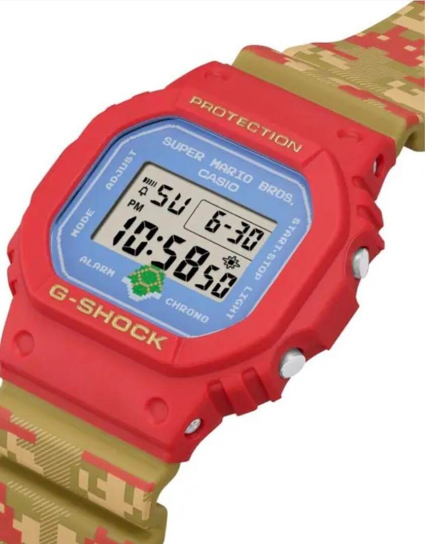 Casio G-Shock Nintendo collaboration Game Super Mario Bros Watch DW-5600SMB-4JR