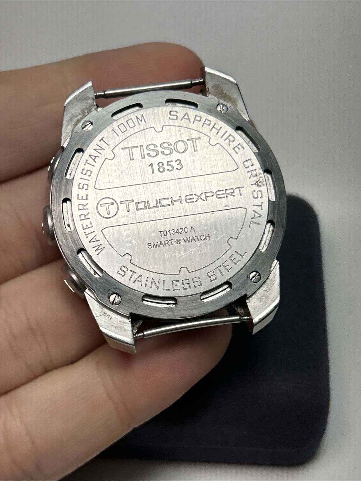 Tissot T Touch Expert Carbon Fiber Dial Stainless Watch Head T013420 New Batt