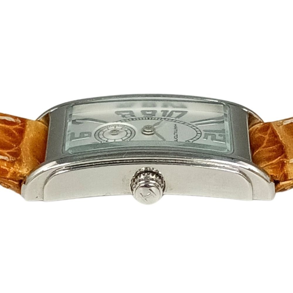 Hamilton Ardmore H112110 Tank Square White Dial Small Sec Quartz Ladies Watch JP