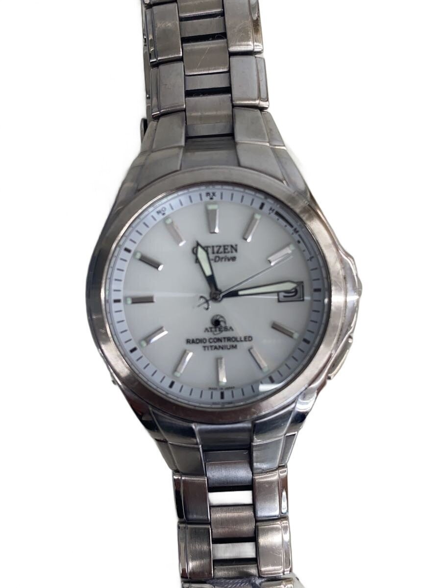 Citizen Solar Analog Wristwatch SLV H410 T003788 Mens Watch Quartz Pre-Owned