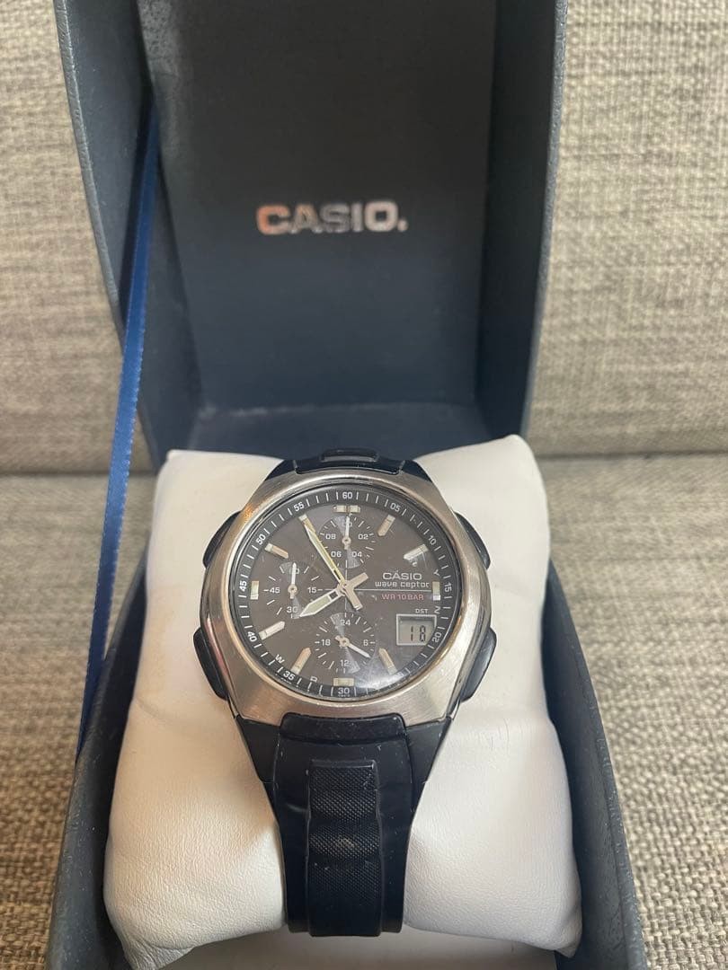 CASIO WAVE CEPTOR Radio-Controlled Solar Watch (Main Unit)