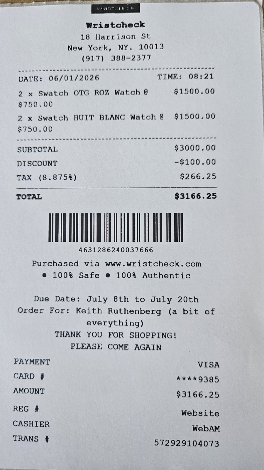 Swatch x Audemars Piguet Royal Pop Otg Roz Pocket Watch… with Wristband