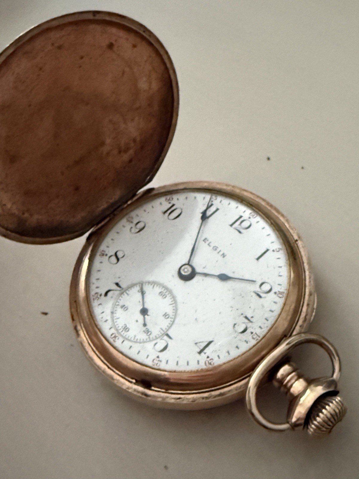 18s Full Hunter 20 Years Gold Filled Pocket Watch Scrap Parts