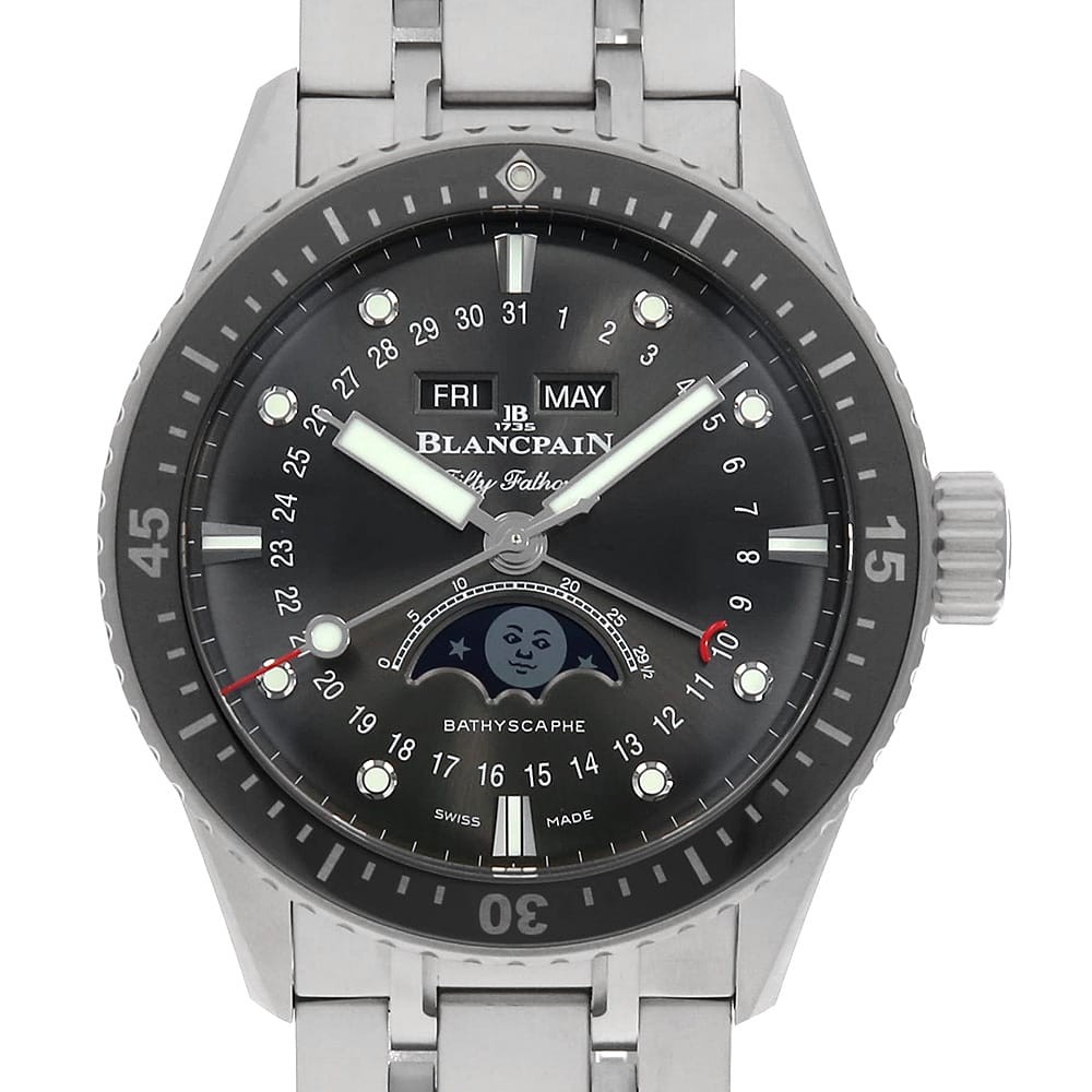 BLANCPAIN Fifty Fathoms Bathyscaphe Complete Calendar 5054-1110-70B second h…