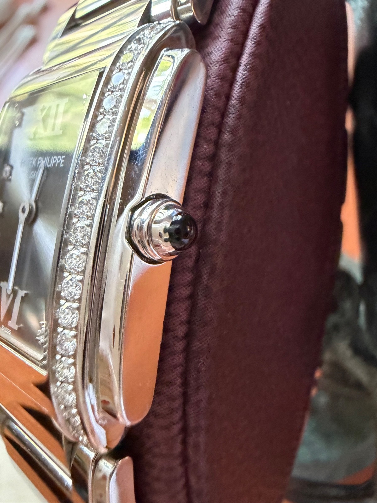 Patek Philippe Twenty-4 Slate Grey Diamond Dial Stainless Steel Box/ PAPERS